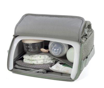 Seggiolone Portatile Pois Poppy Moss