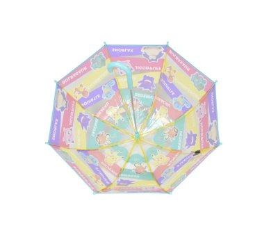 Paraguas Manual Infantil Pokmon Transparente Burbuja Mix