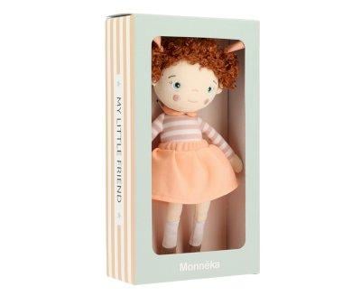 Boneca Pequena Peach Castanha Penteado