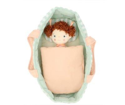 Boneca Pequena Peach Castanha Penteado
