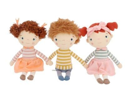 Boneca Pequena Peach Castanha Penteado