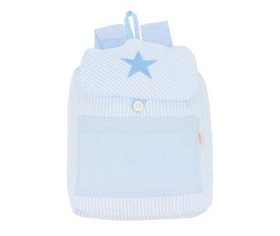 Mochila Pequea Oxford Azul Personalizable