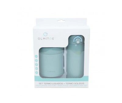 Set Thermos Liquids and Solids Blue
