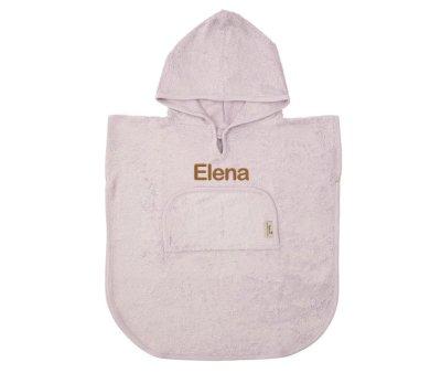 Poncho Timboo Silky Lilac Personnalisable