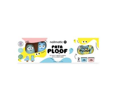 Pataploof Bath Dough Set Blue / Pink + 2 Friends