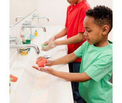 Pataploof Green / Red Bath Dough Set + Bloop