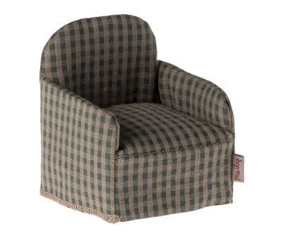 Cadeira Green Checker Mouse Maileg