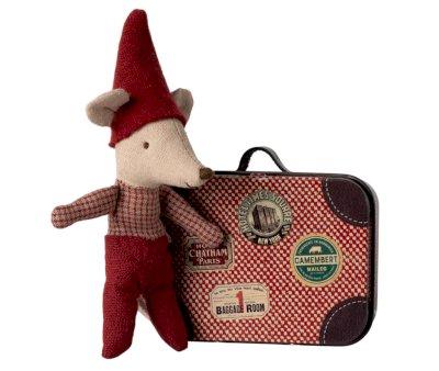 Christmas Baby Mouse in Valigetta