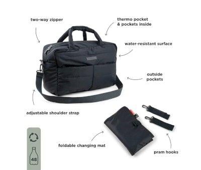 Borsa Passeggino Trapuntata Done by Deer Black