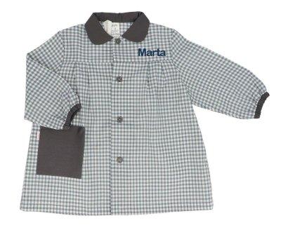 Babi Colegio Big Star Vichy Gris Personalizable