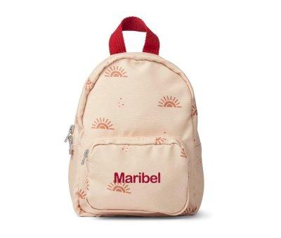Mochila infantil Saxo Mini Sunset/Apple Blossom Mix Personalizvel