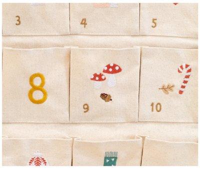 Calendrio do Advento Monnka Bordado