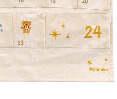 Calendrio do Advento Monnka Bordado