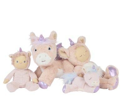 Peluche Binky Baby Unicorn Glitter