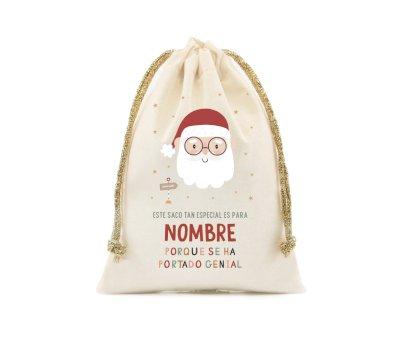 Saco Pequeo Personalizado Santa