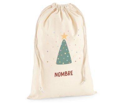 Sacco Regali Grande NOME Personalizzato Christmas Tree