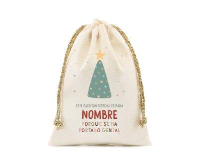 Saco Pequeo Personalizado Christmas Tree