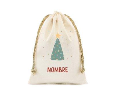 Bolsa Pequena NOME Personalizada rvore de Natal