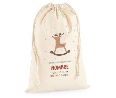 Saco Grande Personalizado Rudolph