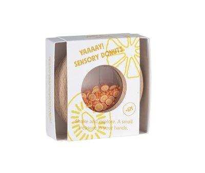 Sensory Donut Rattle Oranges