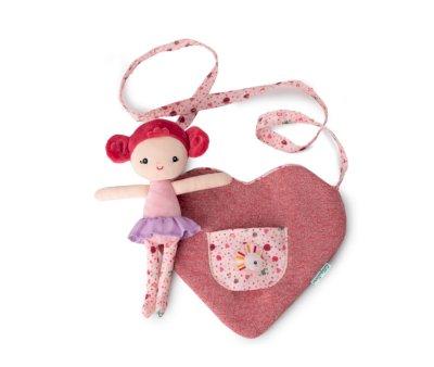 Poupe Aline avec Sac Coeur