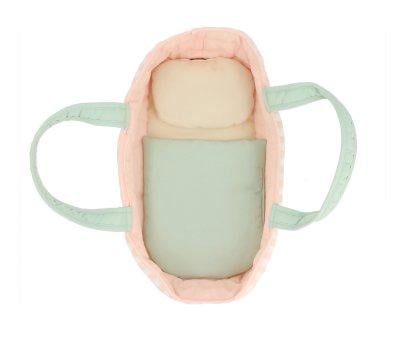 Stripes Pink Doll Bassinet