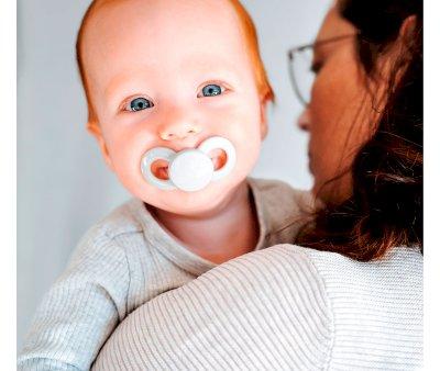 2 Anatomical Pacifiers Day & Night Blue and Blue with Star