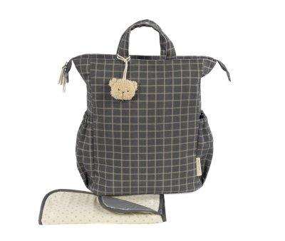 Sac  Dos pour Poussette Tartan