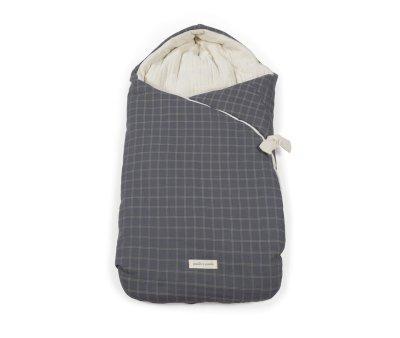 Saco Arrullo Beb con Capucha Tartan