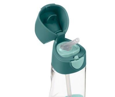 Botella de Tritn con Pajita 450 ml Emerald Forest