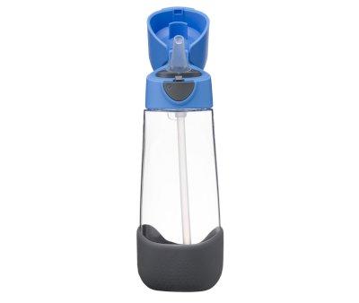 Botella de Tritn con Pajita 600 ml Blue Slate