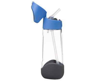 Botella de Tritn con Pajita 600 ml Blue Slate
