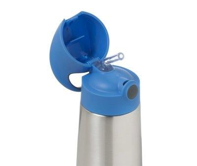 Thermal Bottle with Straw 350 ml Blue Slate