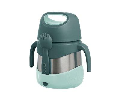 Thermos with Spoon / Fork 335 ml Emerald Forest