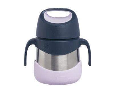 Thermo with Spoon / Fork 335 ml Indigo Rose