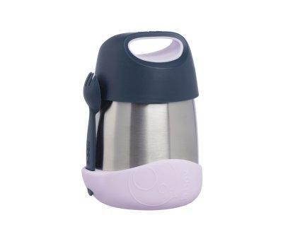 Thermo with Spoon / Fork 335 ml Indigo Rose