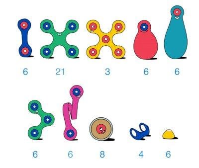 Pack Wheel Creator 72 pezzi