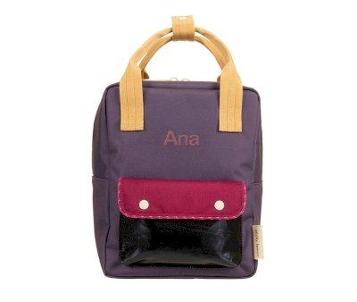 Small Backpack Better Together Pennant Purple Personalised