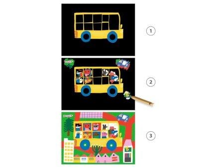 Cartes  Gratter Dcouvre les Vhicules