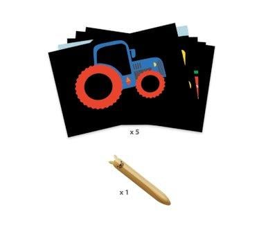 Cartes  Gratter Dcouvre les Vhicules