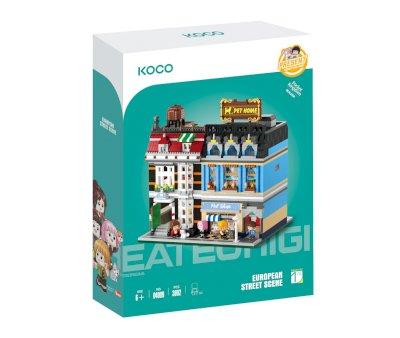 Modellismo KOCO Pet Shop-European Street Scene
