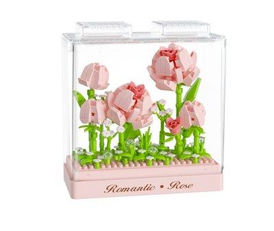 Modellismo KOCO Bricks Bloom Boutique Romantic Rose