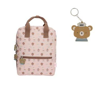 PROMO: Zaino Scuola Simon Bear by Eef Lillemor + Portachiavi Silicone