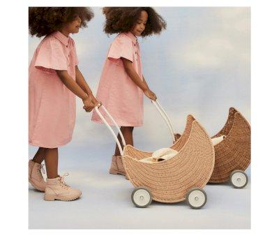Carrozzina Bambole Moon Strolley Natural