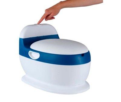 Mini Orinal con Sonido de Descarga Blue
