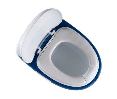 Mini Orinal con Sonido de Descarga Blue