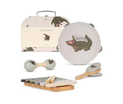 Music Set in Valigetta Crocodile