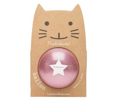 Bola Glitter Rosa 15 cm