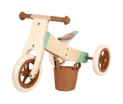 Balance Bike and Maxi Caramel Tricycle