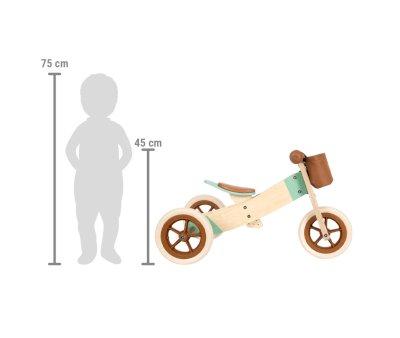 Balance Bike and Maxi Caramel Tricycle